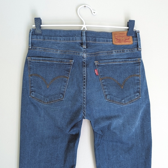 Levi's 710 Super Skinny Jeans Medium Blue Wash - Picture 10 of 13